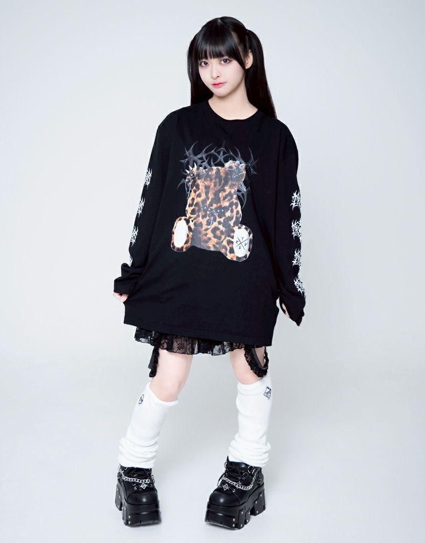 TRAVAS TOKYO【トラバストーキョー】クマプリントロンT/全4色