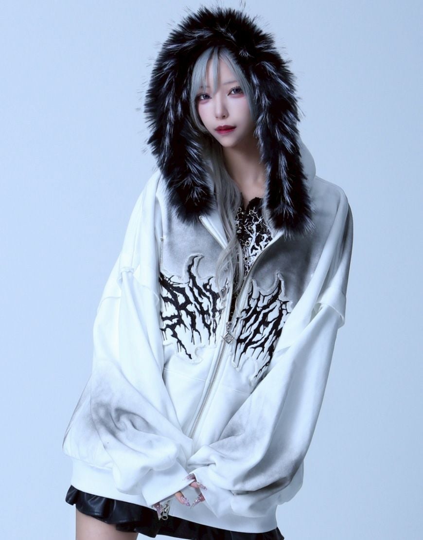 REFLEM【レフレム】ファー付き加工ZIPPK/全2色