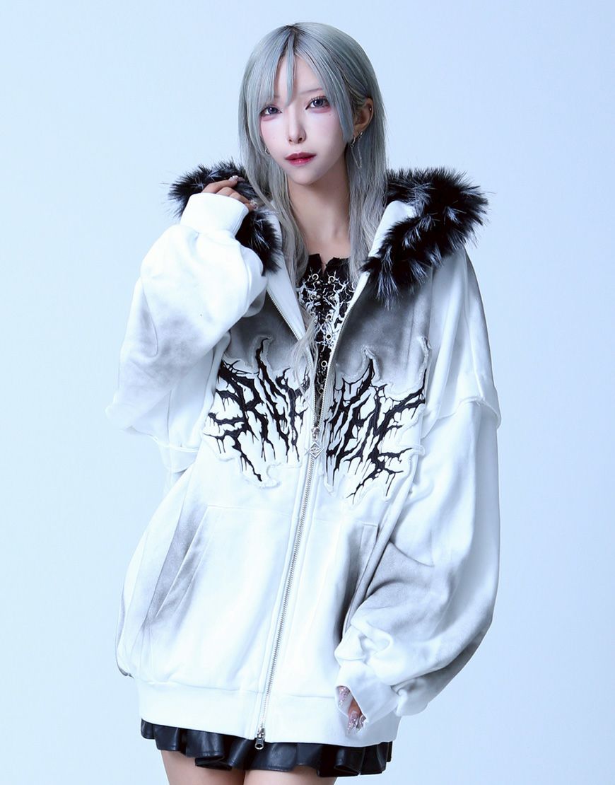 REFLEM【レフレム】ファー付き加工ZIPPK/全2色