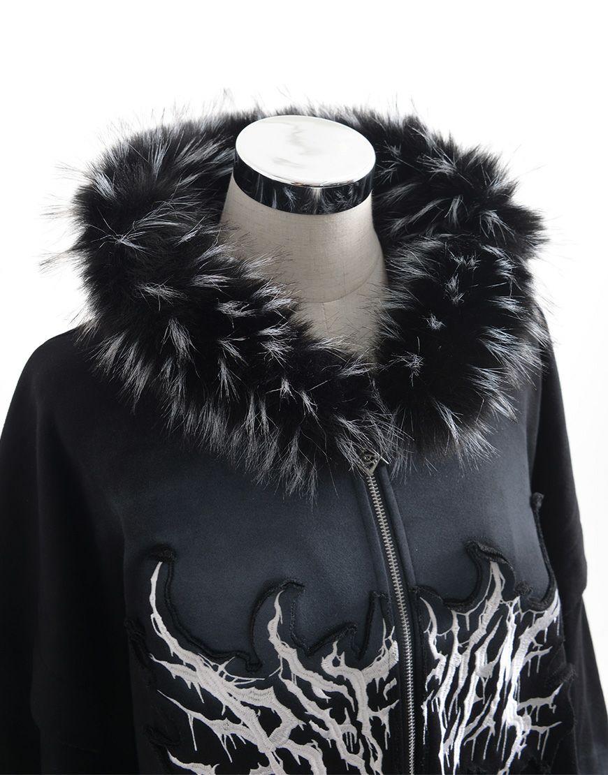 REFLEM【レフレム】ファー付き加工ZIPPK/全2色