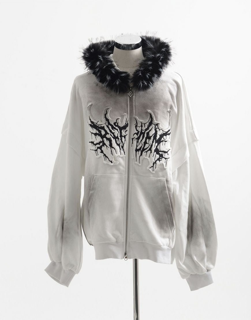 REFLEM【レフレム】ファー付き加工ZIPPK/全2色