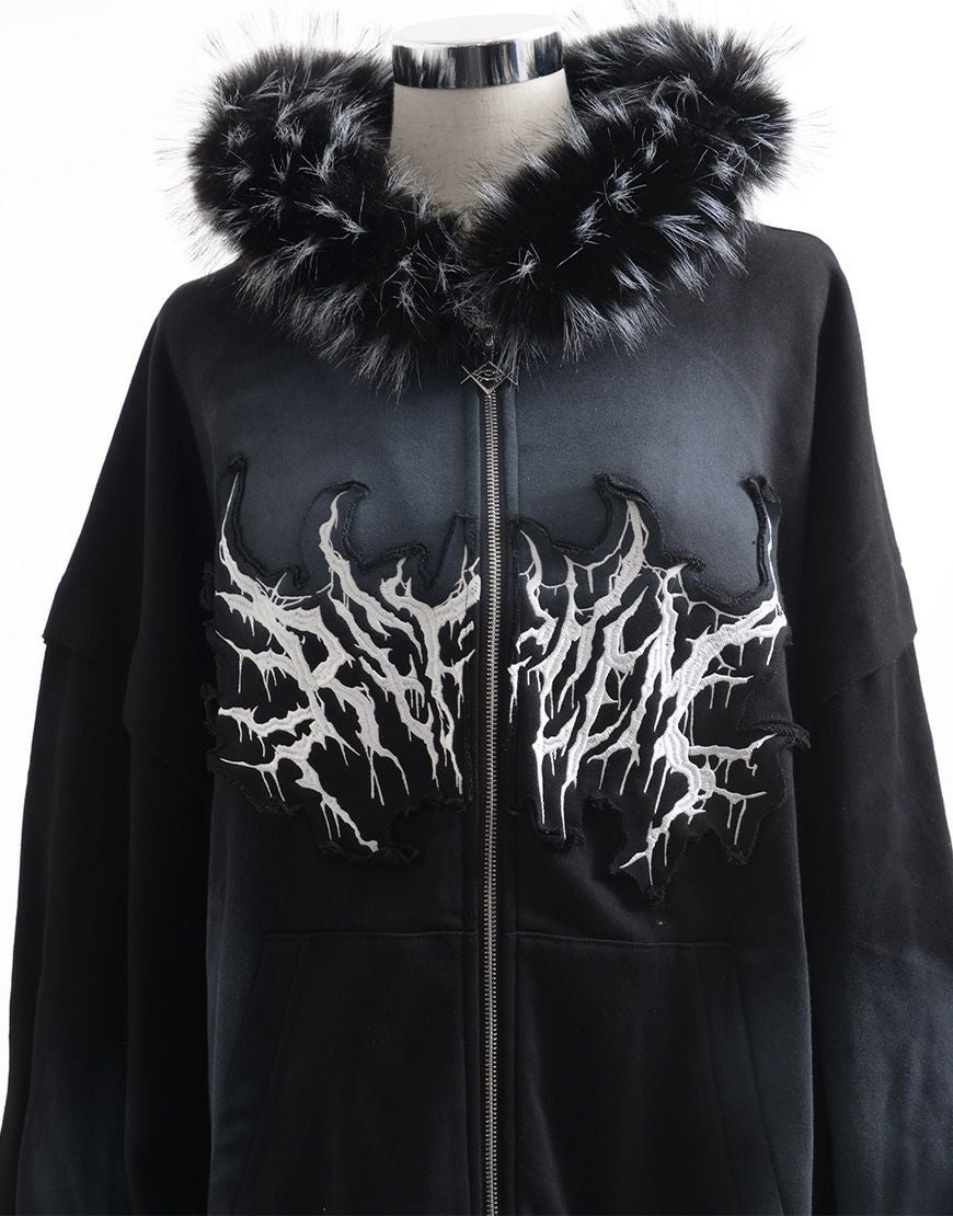 REFLEM【レフレム】ファー付き加工ZIPPK/全2色