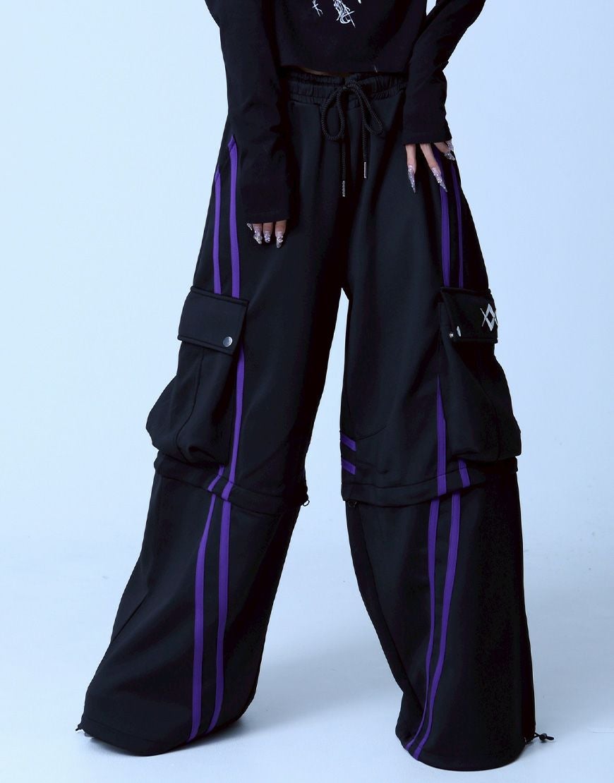 REFLEM【レフレム】2WAYワイドカーゴジャージパンツ/全2色