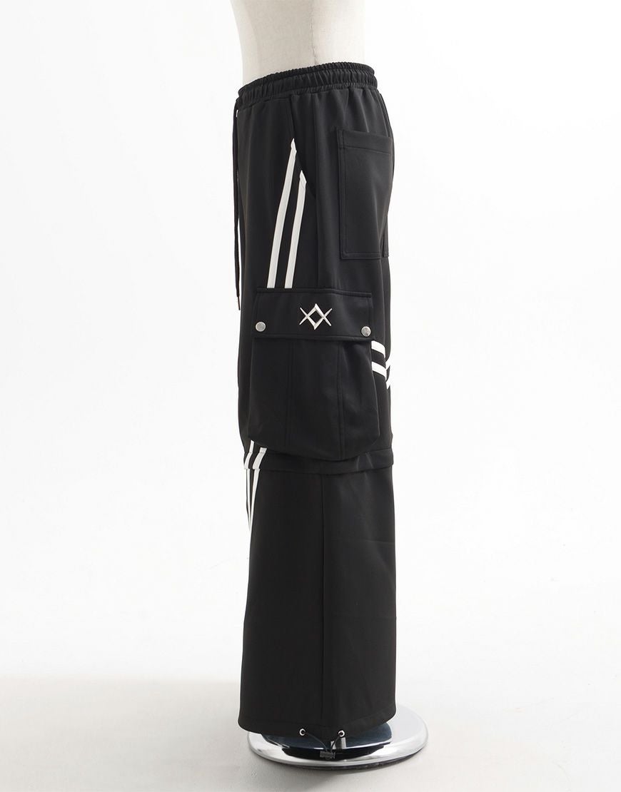 REFLEM【レフレム】2WAYワイドカーゴジャージパンツ/全2色