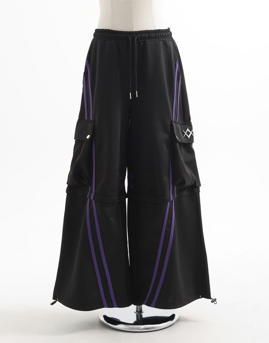 REFLEM【レフレム】2WAYワイドカーゴジャージパンツ/全2色