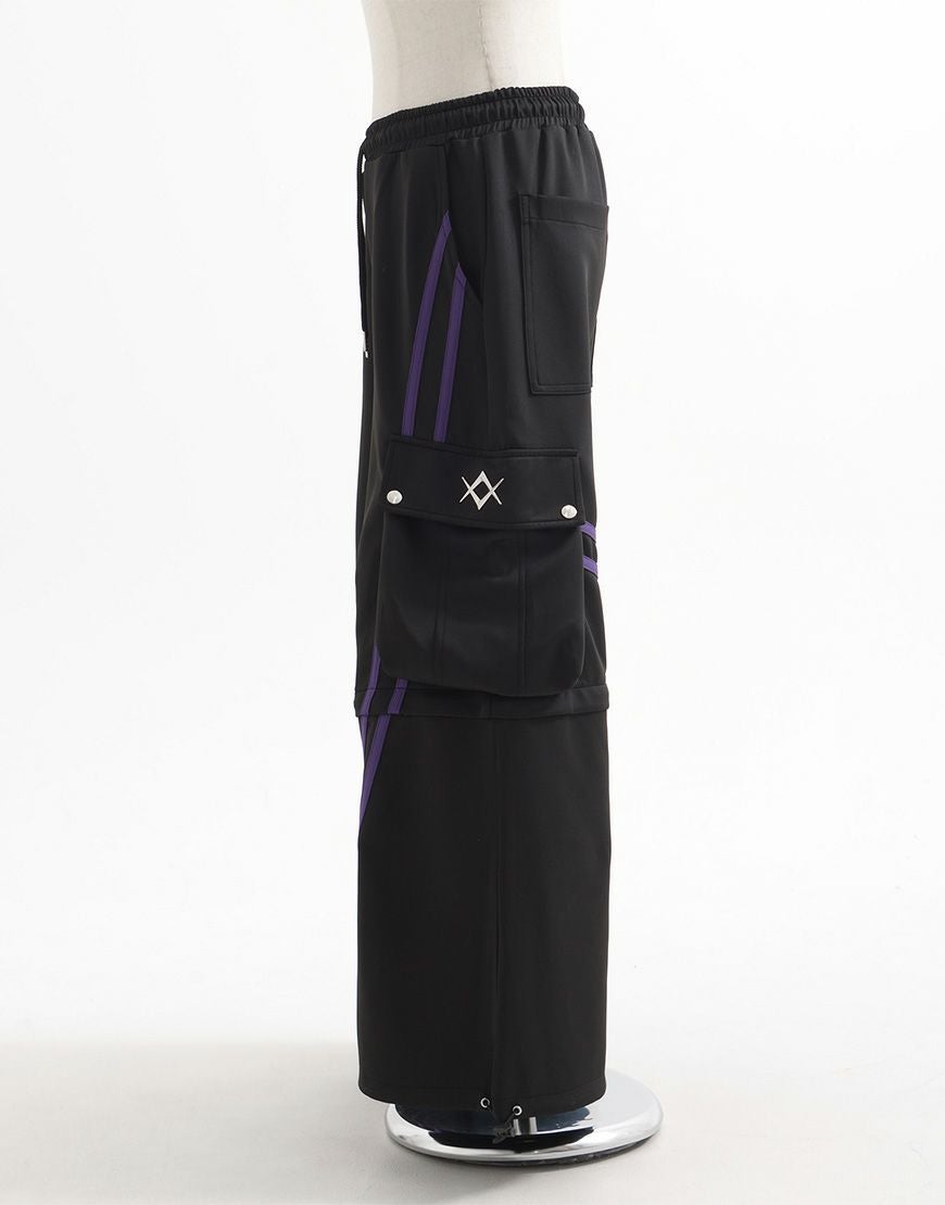 REFLEM【レフレム】2WAYワイドカーゴジャージパンツ/全2色