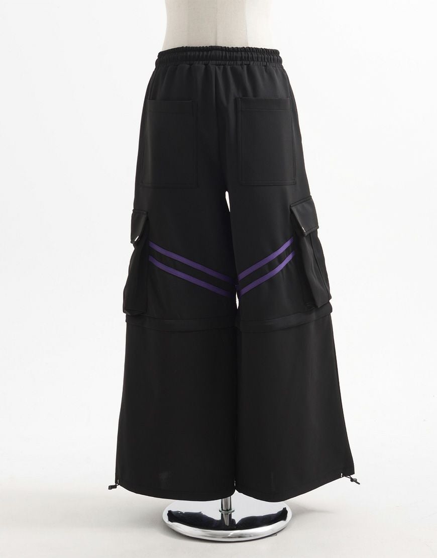 REFLEM【レフレム】2WAYワイドカーゴジャージパンツ/全2色