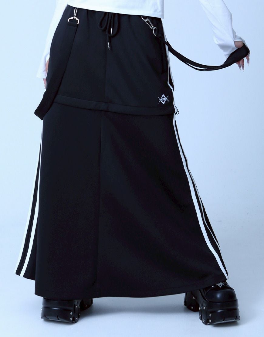 REFLEM【レフレム】2WAYワイドボンテージPUレザーパンツ/全1色