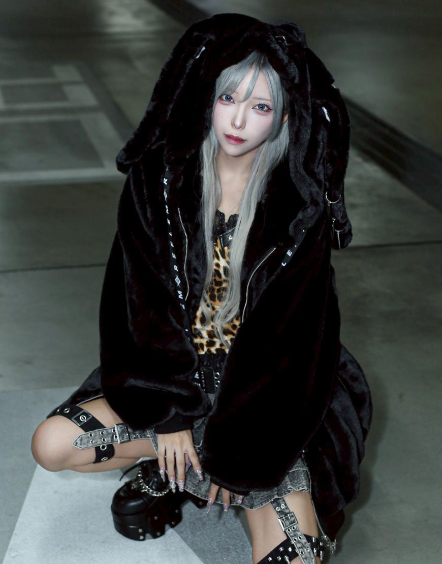 REFLEM【レフレム】うさ耳ファージップアップパーカー/全3色