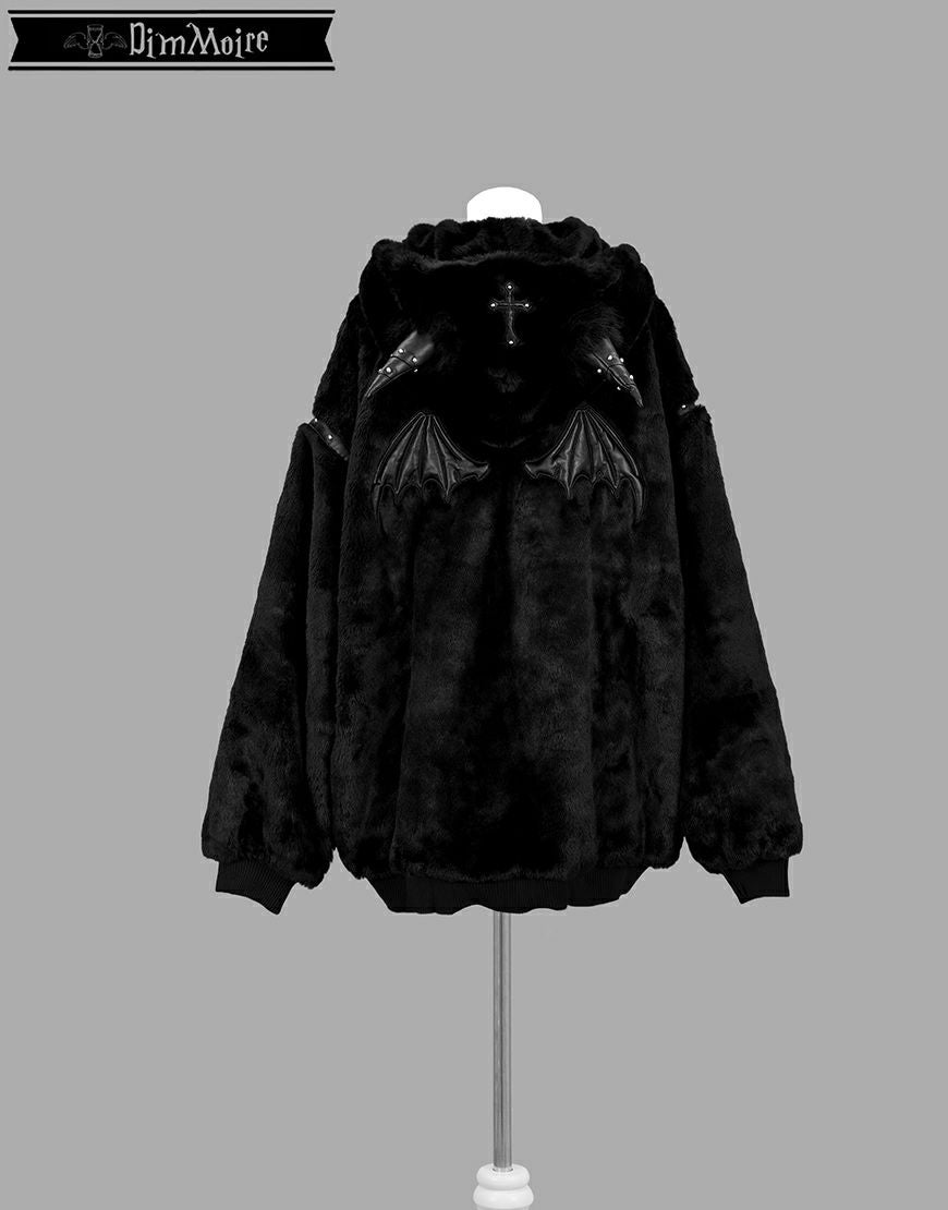 DimMoire【ディムモアール】BABY DEVIL ファーパーカー/Black