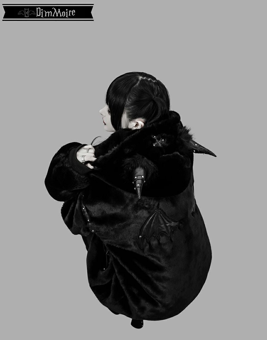 DimMoire【ディムモアール】BABY DEVIL ファーパーカー/Black