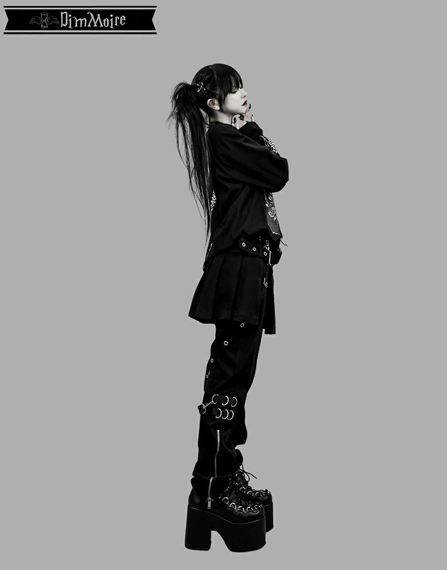 DimMoire【ディムモアール】RE:CHAIN ボンテージパンツ/Black