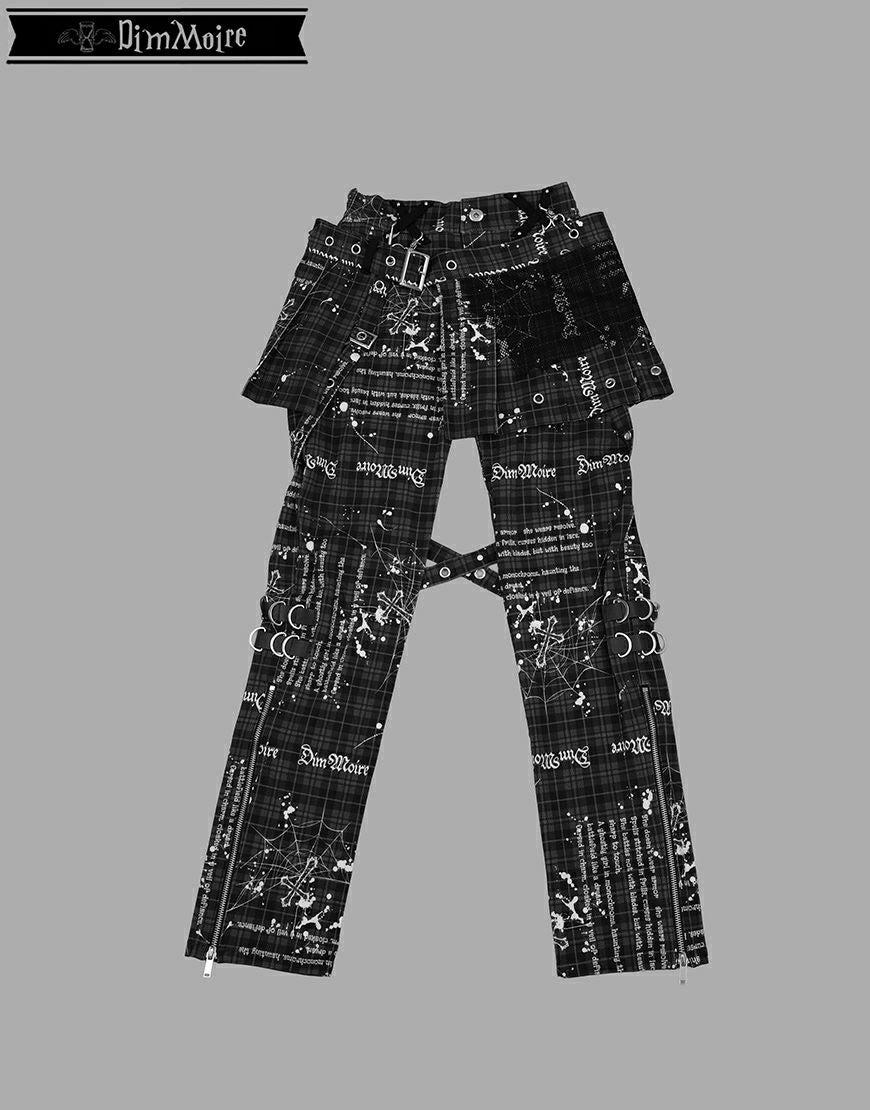 DimMoire ディムモアール ロゴプリントジャージパンツ Mサイズ DimMoire【ディムモアール】ロゴプリントジャージパンツ/Black