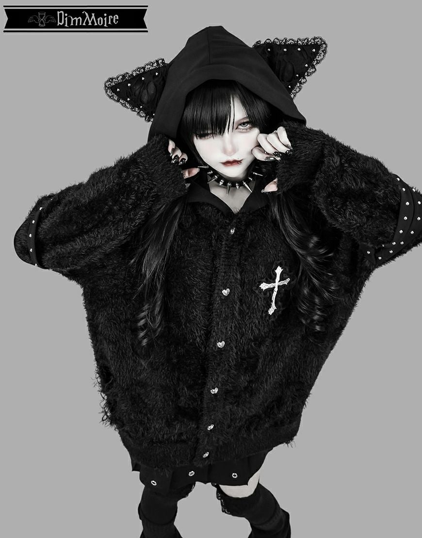 DimMoire【ディムモアール】Evil Catカーディガン/Black