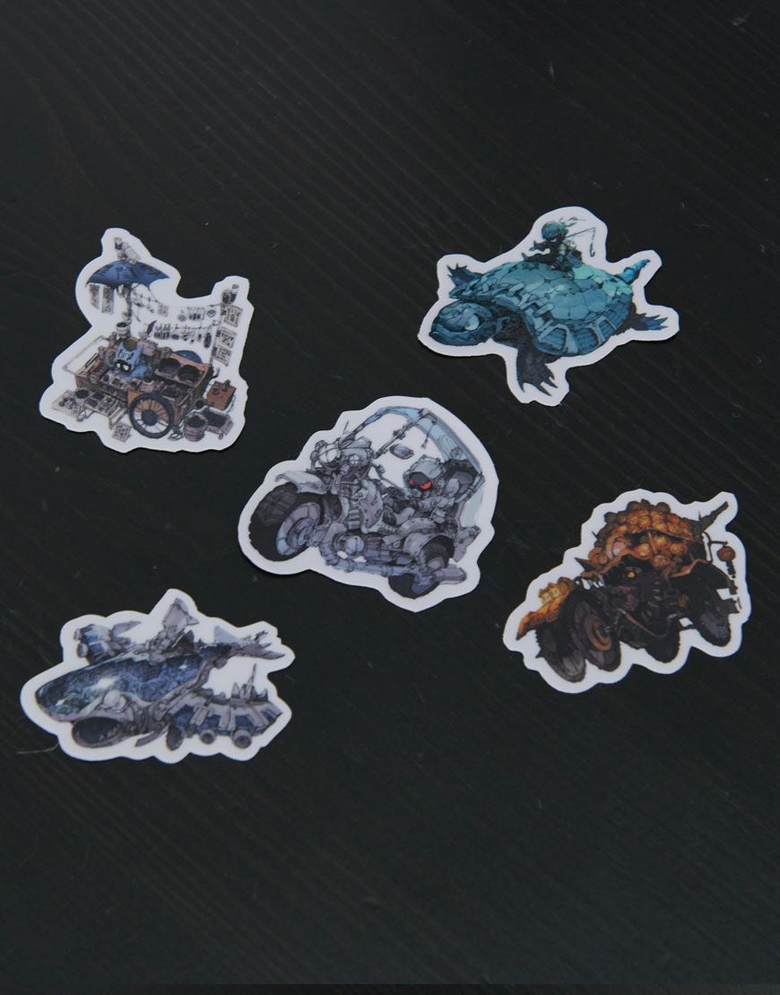 受発注］GALLERY BY ACRO TOKYO 出水ぽすか ダイカットステッカーSET