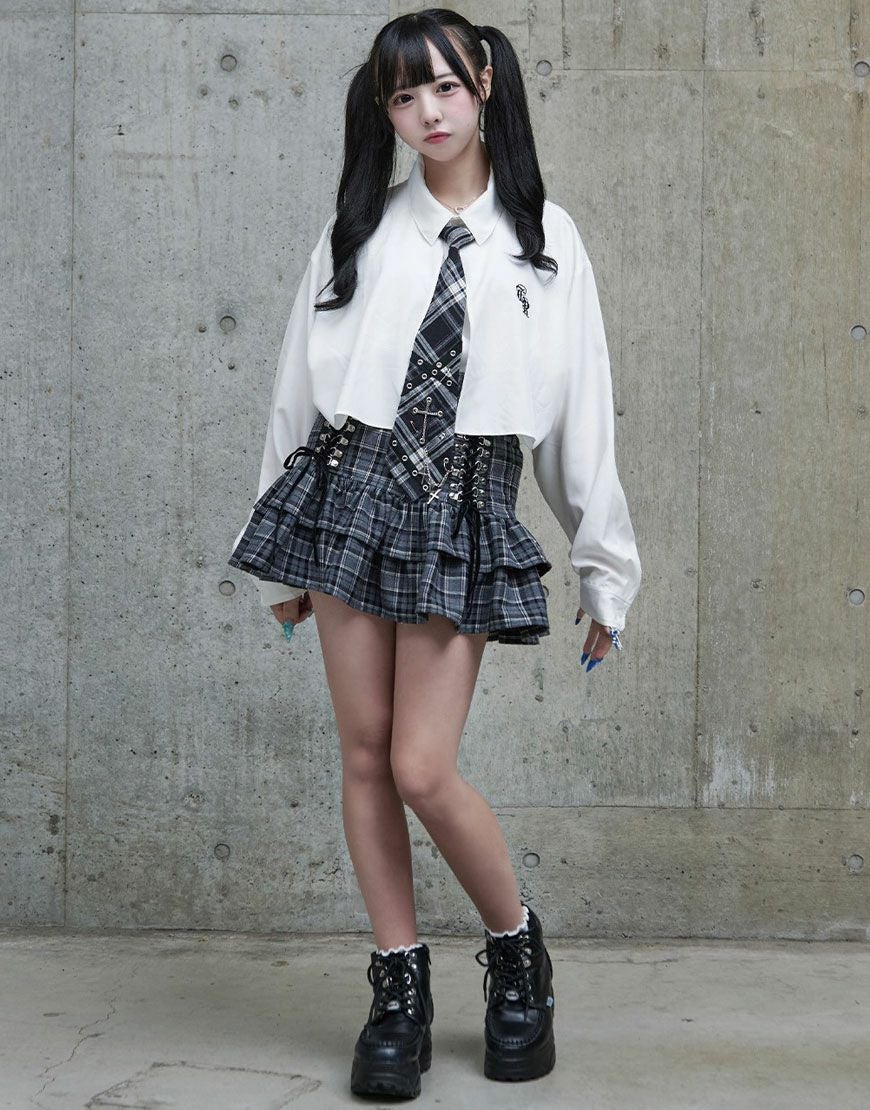 TRAVAS TOKYO【トラバストーキョー】コルセットティアードスカート/全2色