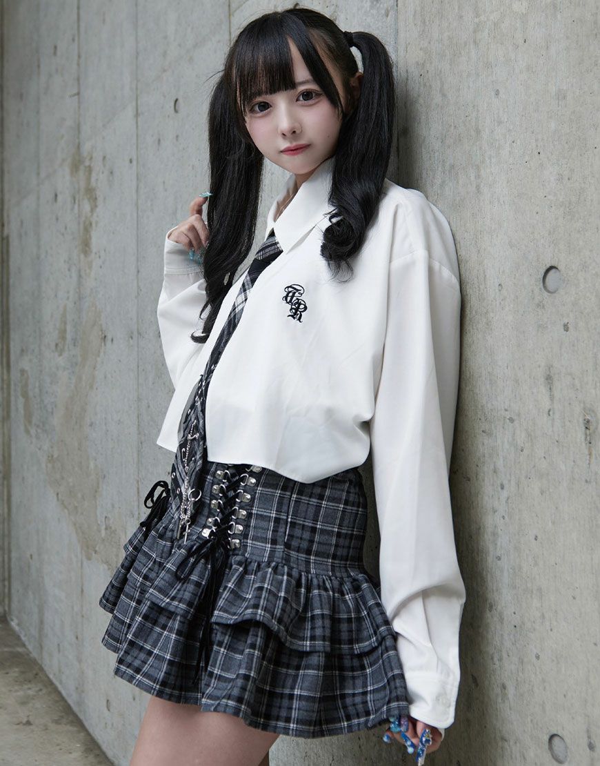 TRAVAS TOKYO【トラバストーキョー】コルセットティアードスカート/全2色