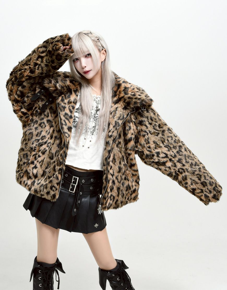 REFLEM【レフレム】ベルト付きファーブルゾン/全3色