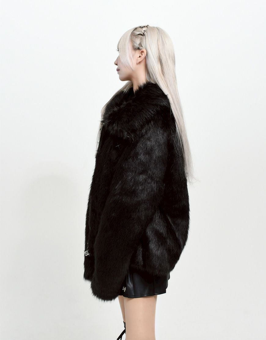 REFLEM【レフレム】ベルト付きファーブルゾン/全3色