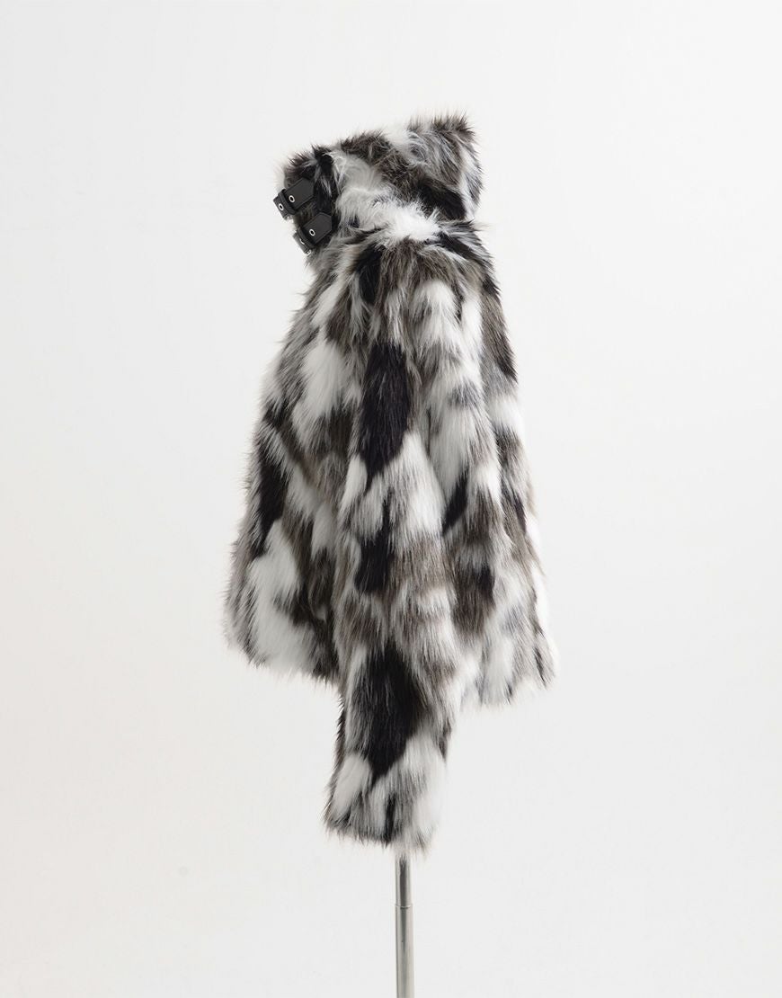 REFLEM【レフレム】ベルト付きファーブルゾン/全3色