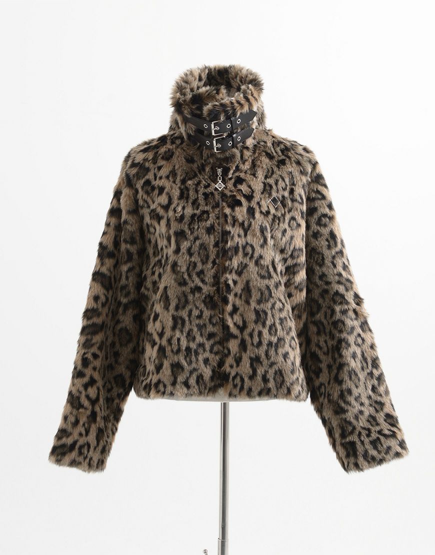 REFLEM【レフレム】ベルト付きファーブルゾン/全3色