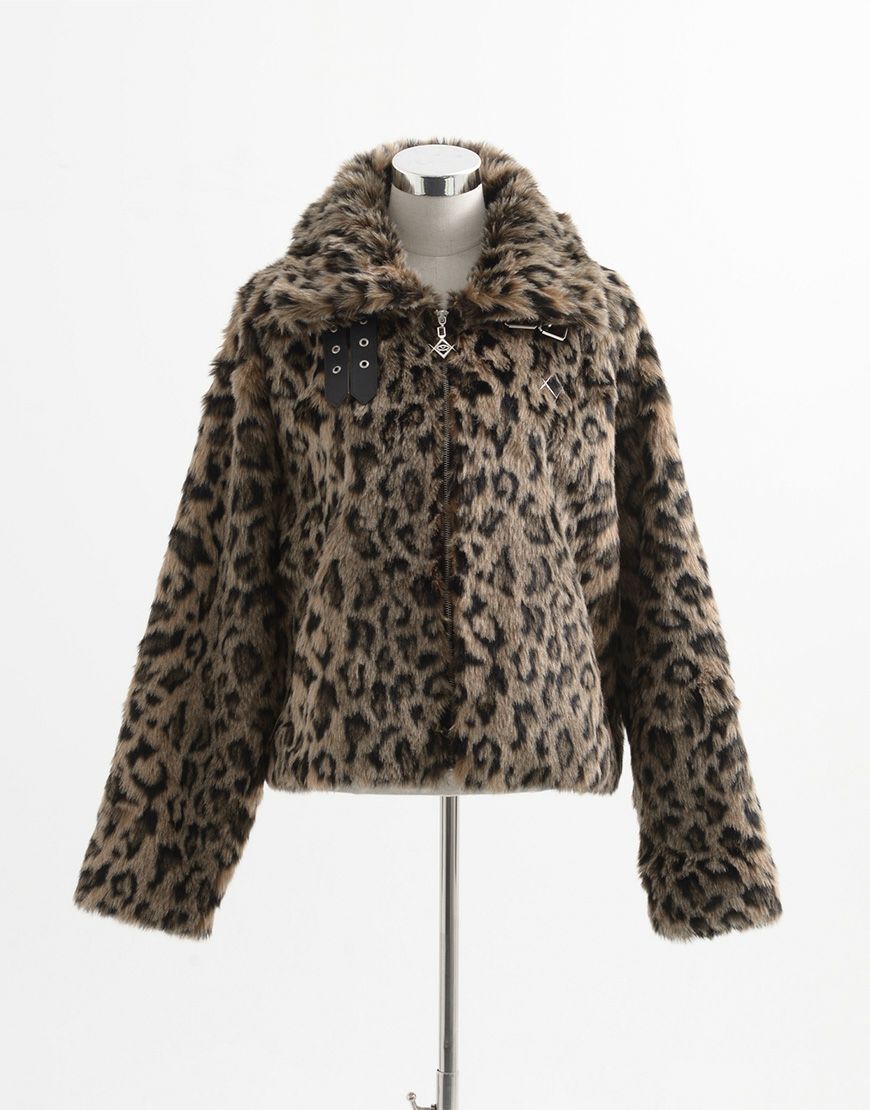 REFLEM【レフレム】ベルト付きファーブルゾン/全3色