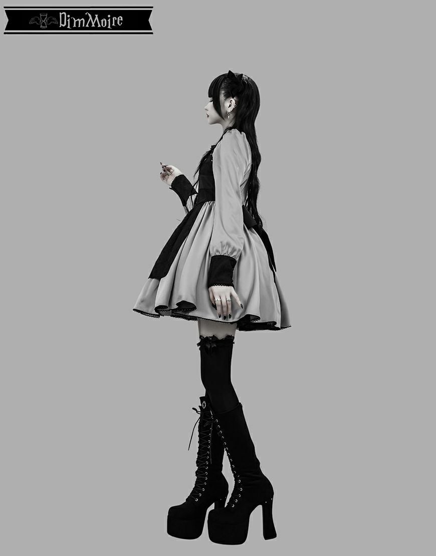 DimMoire【ディムモアール】ゴーストメイド十字ドレス/Gray
