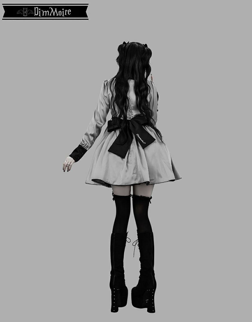DimMoire【ディムモアール】ゴーストメイド十字ドレス/Gray