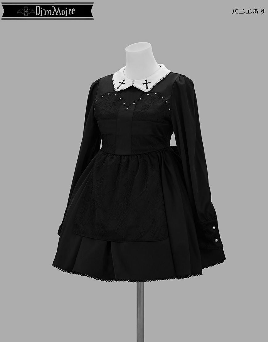 DimMoire【ディムモアール】ゴーストメイド十字ドレス/Black