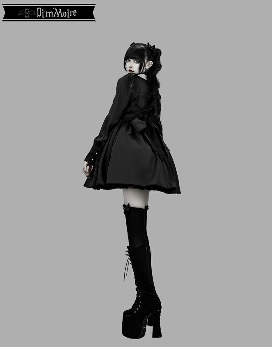DimMoire【ディムモアール】ゴーストメイド十字ドレス/Black