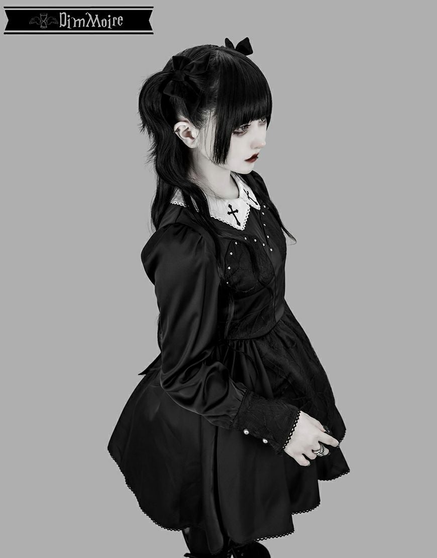 DimMoire【ディムモアール】ゴーストメイド十字ドレス/Black