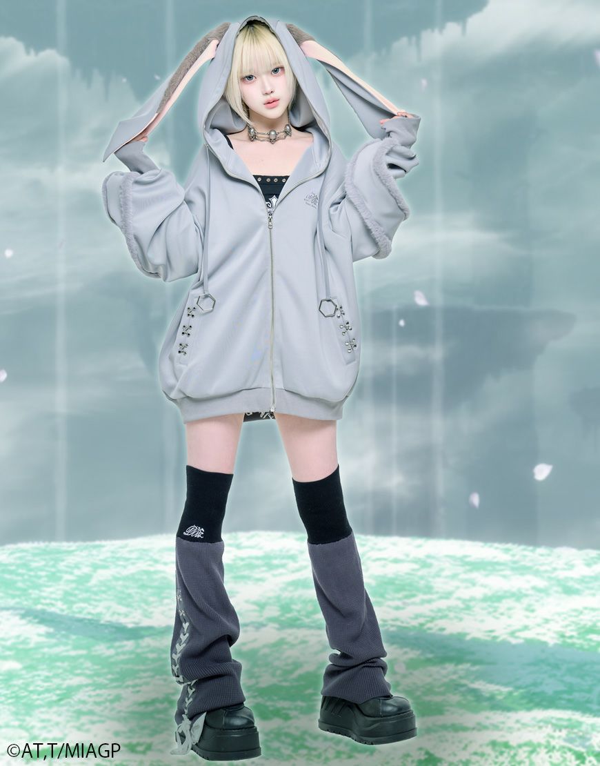 DustDevil × Nanachi motif Zip-up hoodie DustDevil【ダストデビル】DustDevil × Nanachi motif Zip-up hoodie/全2色