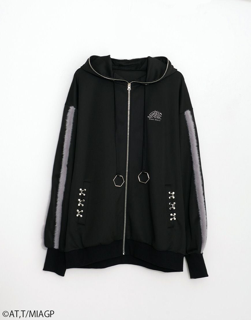 DustDevil【ダストデビル】DustDevil × Nanachi motif Zip-up hoodie/全2色