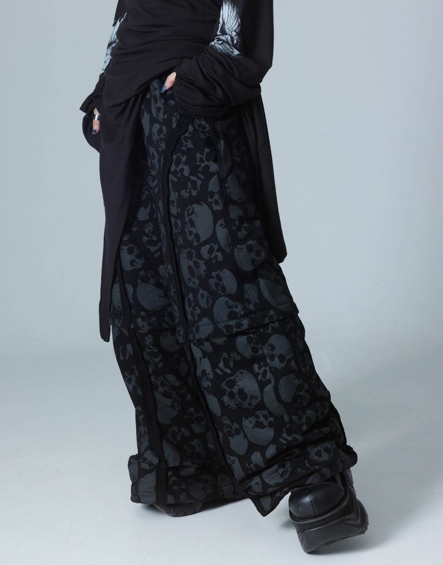 Gamchu【ガムチュ】霧中域（むちゅういき）ファー付きパンツ/全2色