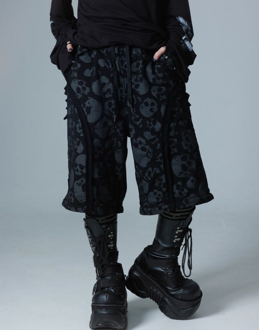 Gamchu【ガムチュ】霧中域（むちゅういき）ファー付きパンツ/全2色