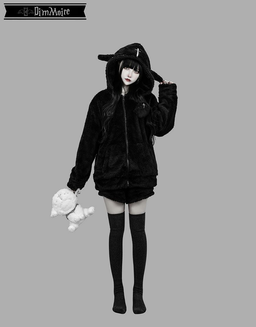DimMoire【ディムモアール】子羊ちゃんもこもこルームウェア/Black