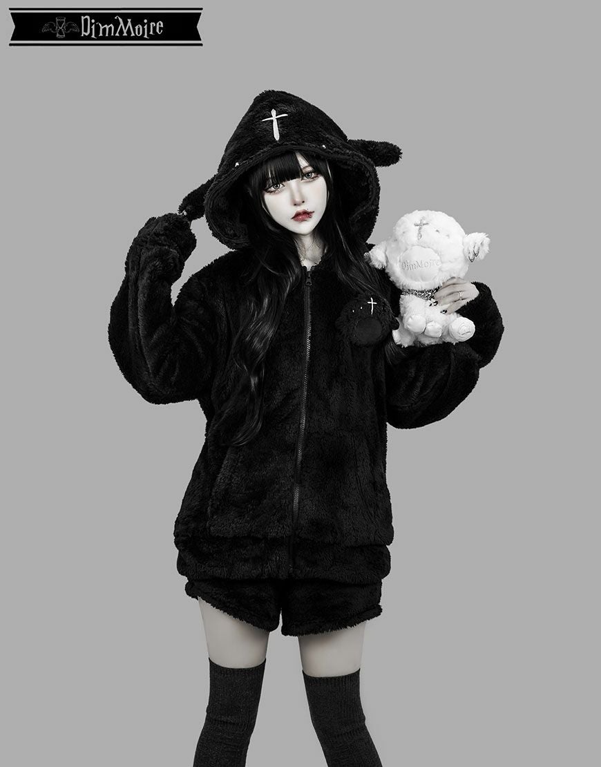 DimMoire【ディムモアール】子羊ちゃんもこもこルームウェア/Black