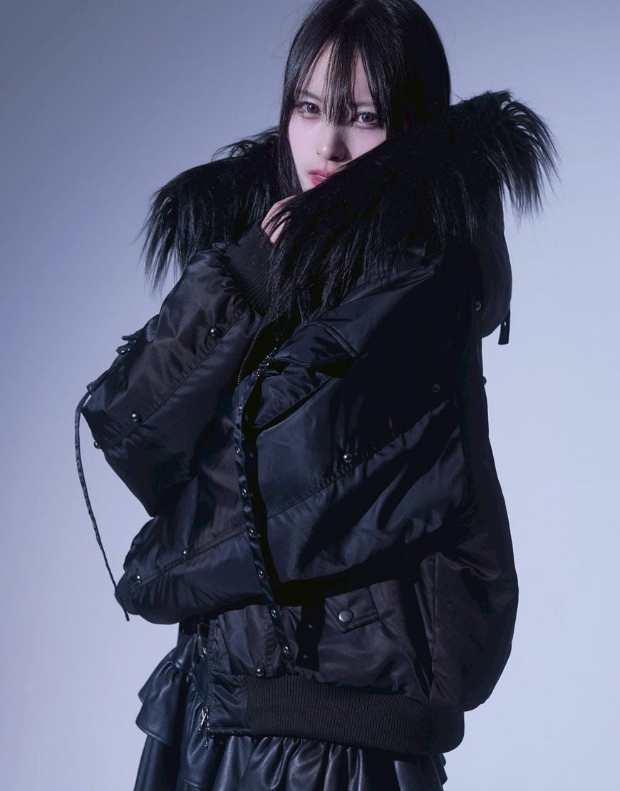 REFLEM【レフレム】スタッズ付きナイロンN2Bジャケット/全2色