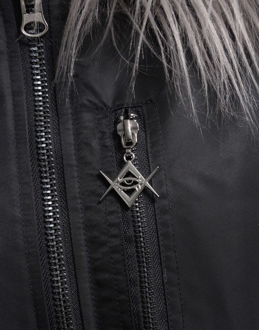 REFLEM【レフレム】スタッズ付きナイロンN2Bジャケット/全2色