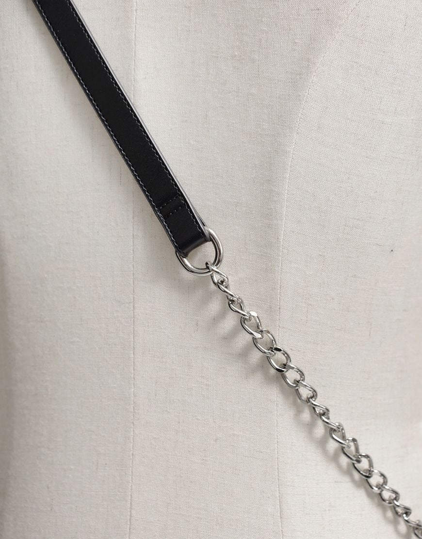 REFLEM【レフレム】ロゴチャーム付きPUレザースマホショルダーバッグ/全2色