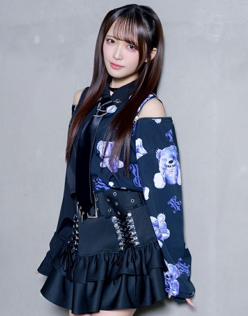 DimMoire【ディムモアール】Gothic学園ブラウス/Black