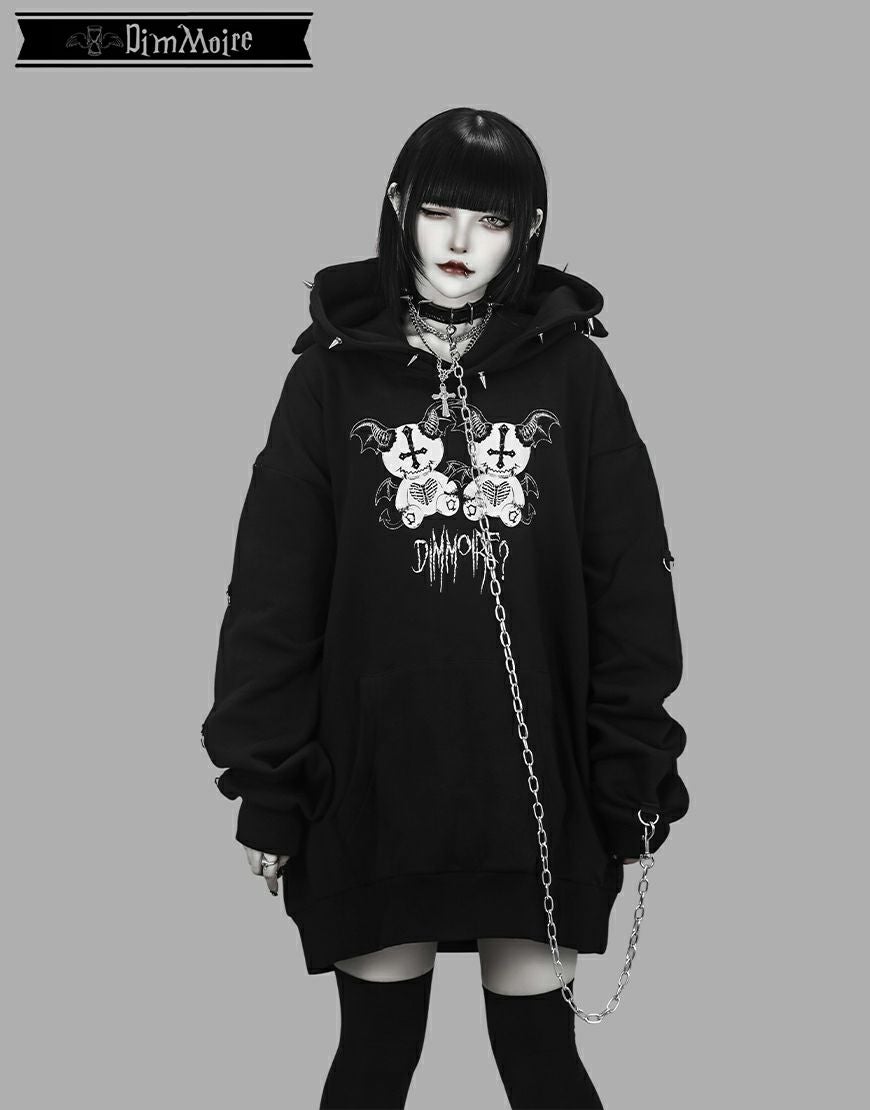 DimMoire【ディムモアール】Dmy BIGフーディ/Black