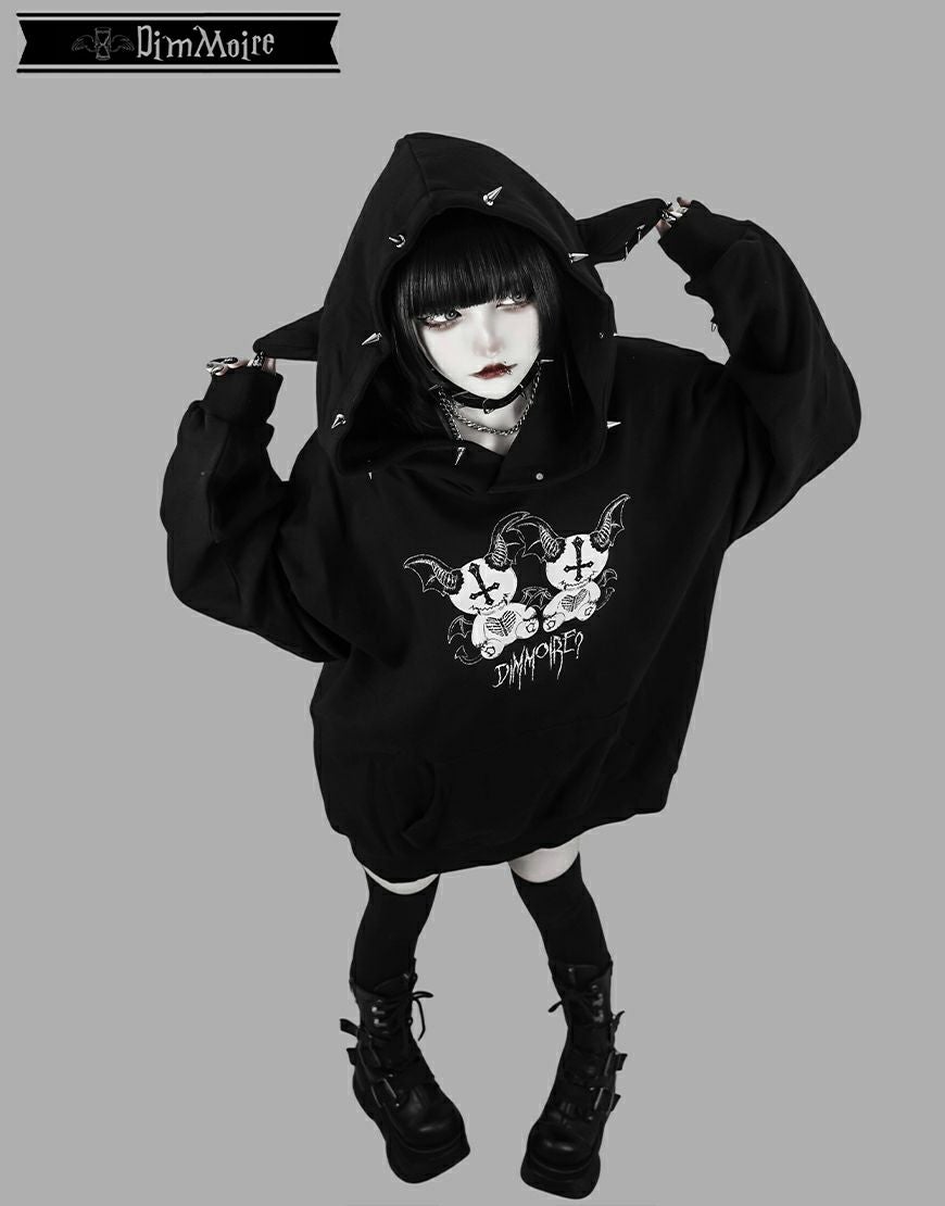 DimMoire【ディムモアール】Dmy BIGフーディ/Black