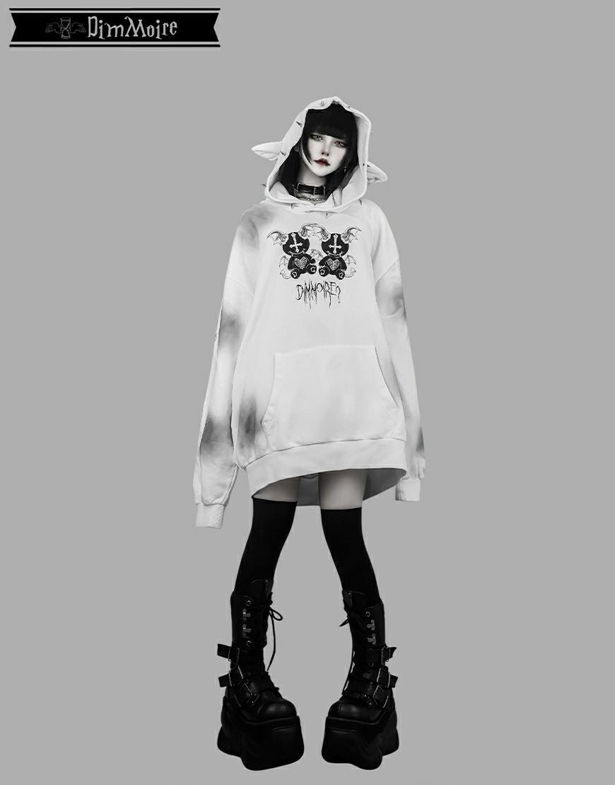DimMoire【ディムモアール】Dmy BIGフーディ/White