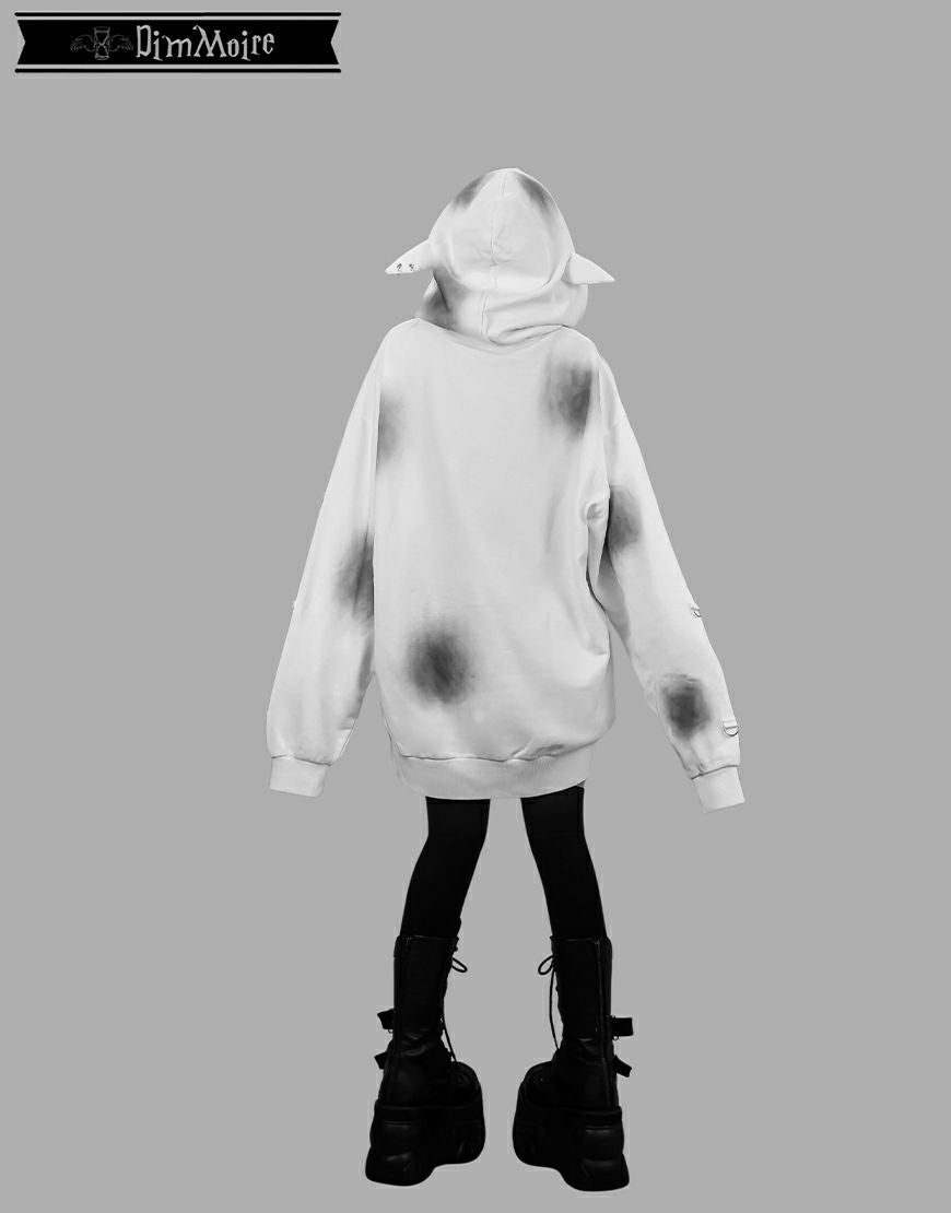 DimMoire【ディムモアール】Dmy BIGフーディ/White