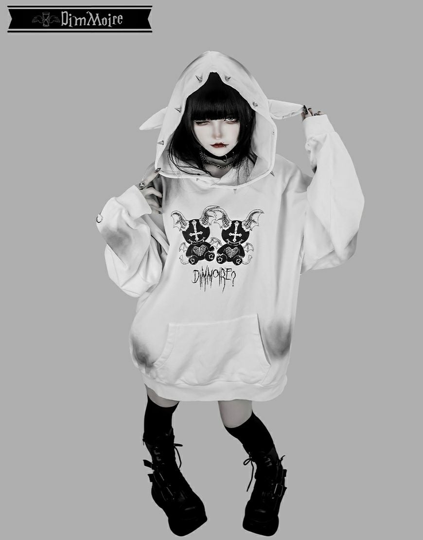 DimMoire【ディムモアール】Dmy BIGフーディ/White