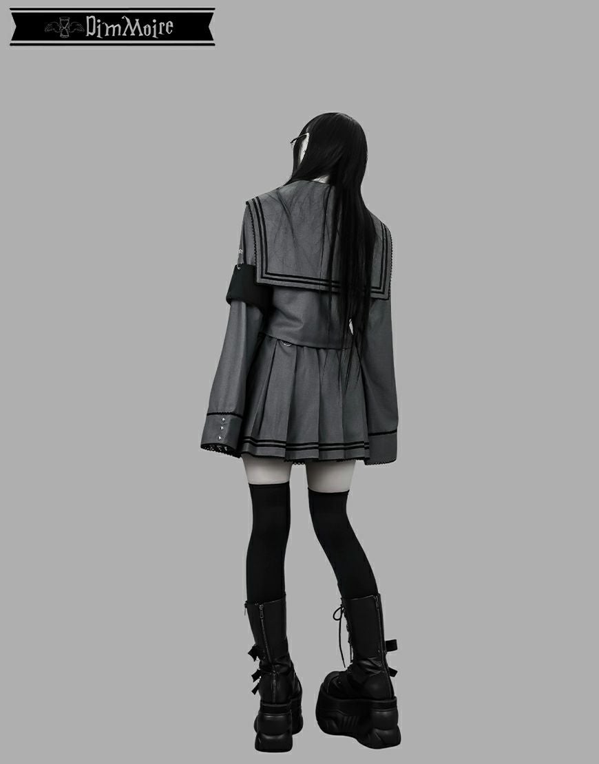 DimMoire【ディムモアール】DimMoire学園セーラーSETUP/Gray
