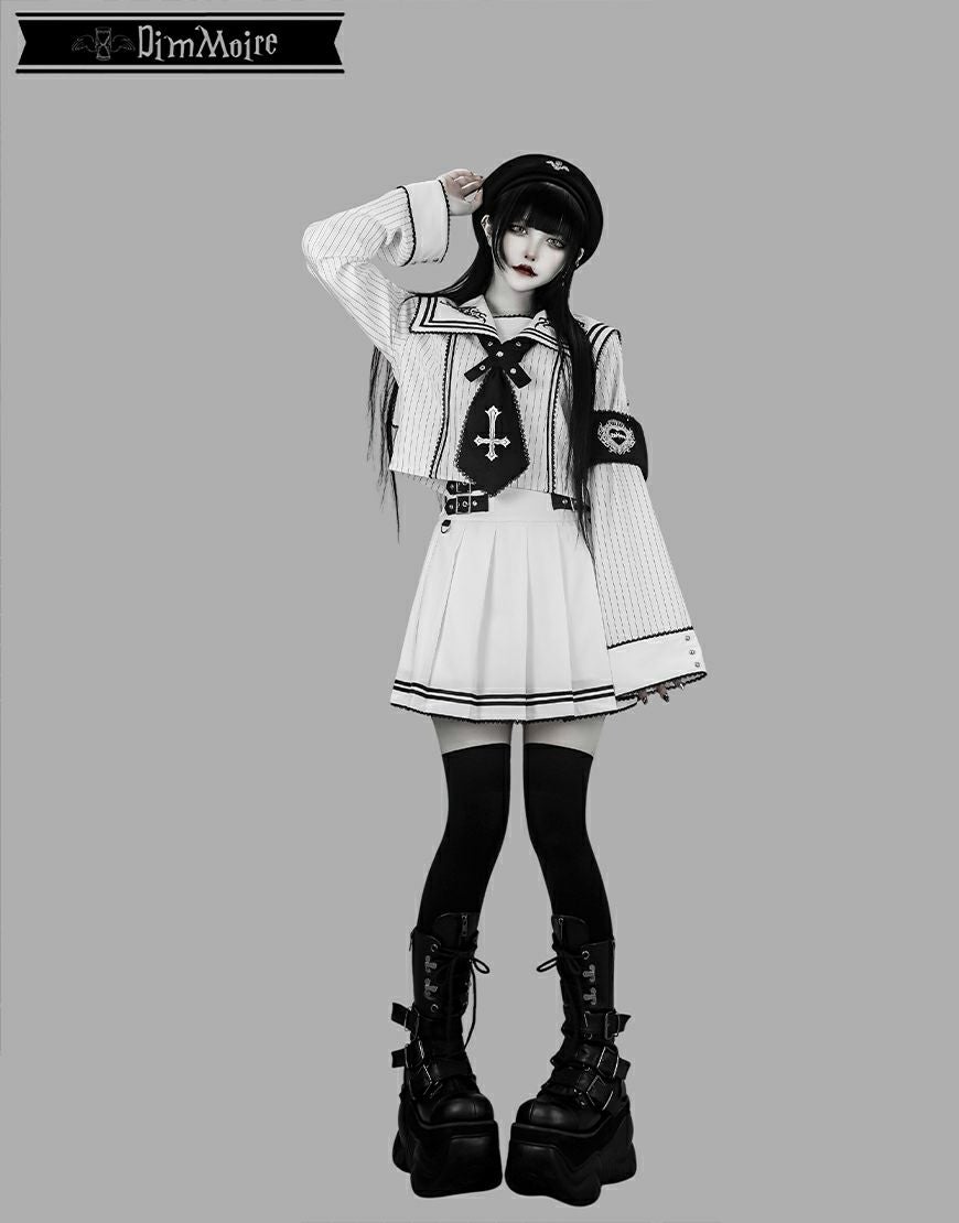 DimMoire【ディムモアール】DimMoire学園セーラーSETUP/White