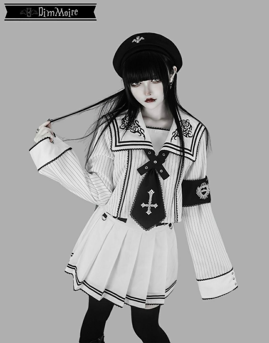 DimMoire【ディムモアール】DimMoire学園セーラーSETUP/White
