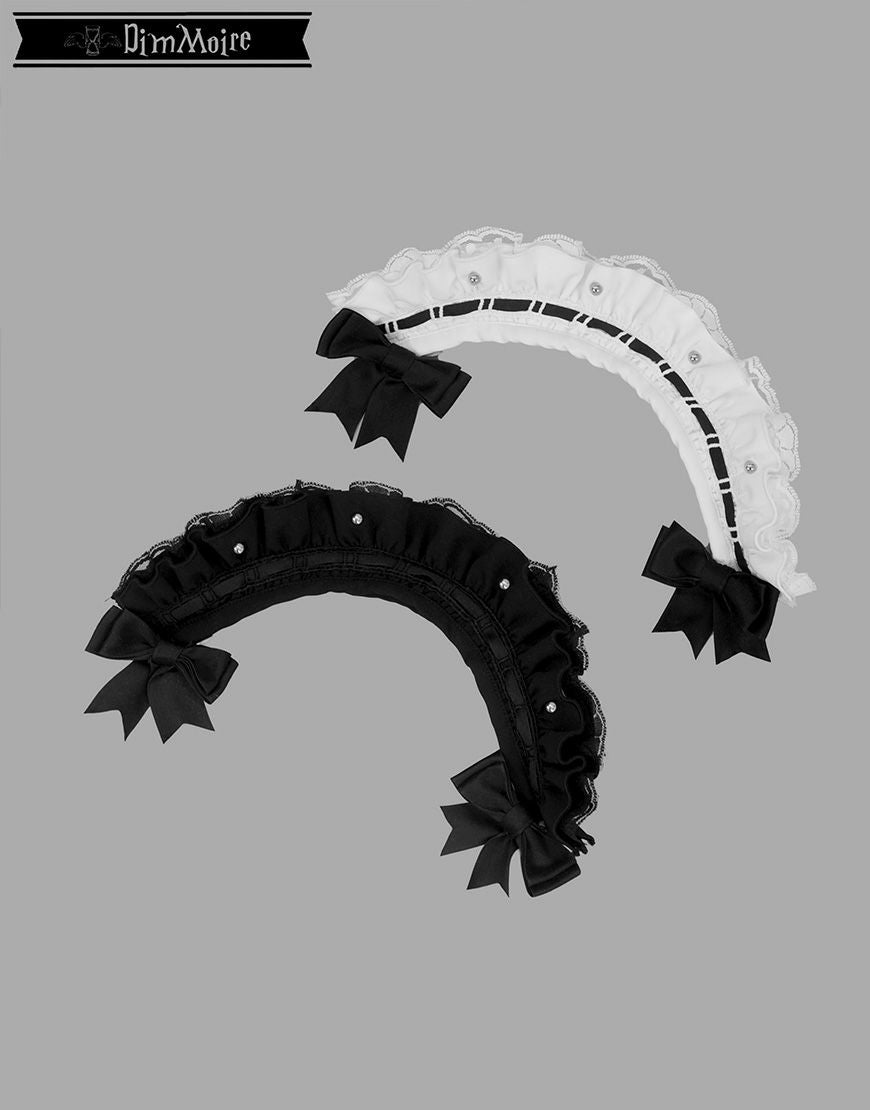 DimMoire【ディムモアール】メイドヘアアクセサリー/Black×White DimMoire【ディムモアール】メイドヘアアクセサリー/Black×White